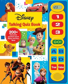 Hardcover Disney: Talking Quiz Sound Book [With Battery] Book