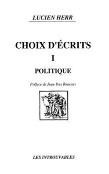 Choix d'écrits: Philosophie, histoire, philologie (Les Introuvables) (French Edition)