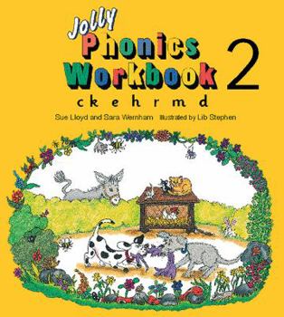 Paperback Jolly Phonics Workbook 2ck, E, H, R, M, D Book