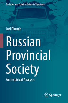 Paperback Russian Provincial Society: An Empirical Analysis Book