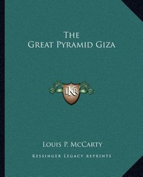 Paperback The Great Pyramid Giza Book