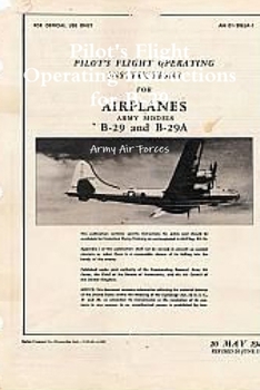 Paperback Pilot's Flight Operating Instructions for B-29 Book