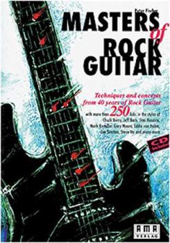 Paperback Masters of Rock Guitar (Book/CD Set) Book