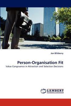 Paperback Person-Organisation Fit Book