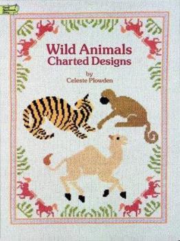 Paperback Wild Animals Charted Designs Book