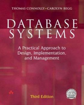Paperback Database Systems: A Practical Approach to Design, Implementation, and Management Book