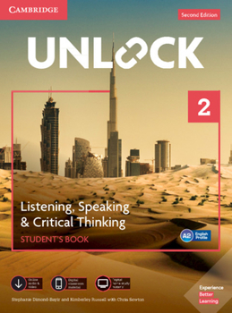 Paperback Unlock Level 2 Listening, Speaking & Critical Thinking Student's Book, Mob App and Online Workbook W/ Downloadable Audio and Video Book