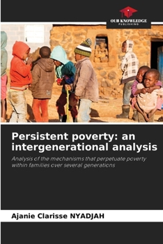 Paperback Persistent poverty: an intergenerational analysis Book