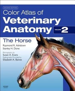 Paperback Color Atlas of Veterinary Anatomy, Volume 2, the Horse Book