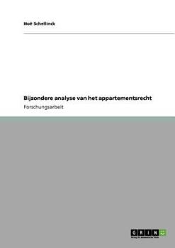 Paperback Bijzondere analyse van het appartementsrecht [Dutch] Book