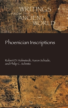 Hardcover Phoenician Inscriptions Book