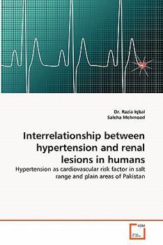 Paperback Interrelationship between hypertension and renal lesions in humans Book