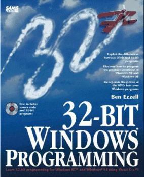 Paperback 32-Bit Windows Programming: With CDROM Book