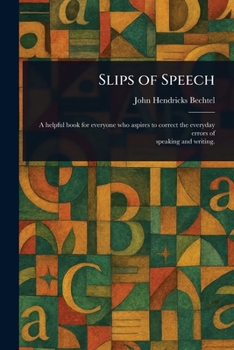 Paperback Slips of Speech Book