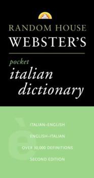 Paperback Random House Webster's Pocket Italian Dictionary, 2nd Edition [Large Print] Book