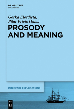 Hardcover Prosody and Meaning Book