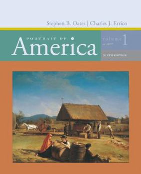 Paperback Portrait of America: Volume 1: To 1877 Book