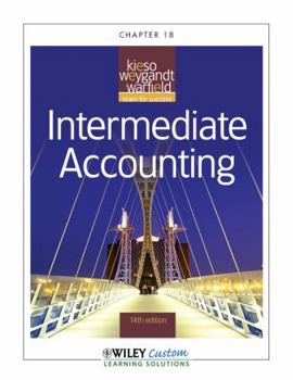 Paperback Intermediate Accounting 14th Edition Chapter 18 Only for Northern Illinois University Book