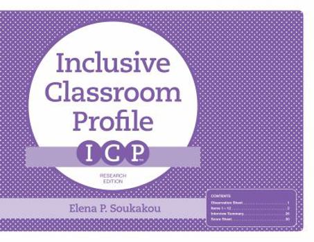 Paperback The Inclusive Classroom Profile (Icp(tm)), Research Edition Book
