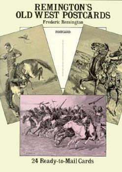 Paperback Remington's Old West Postcards: 24 Ready-To-Mail Cards Book