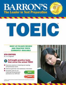 Paperback Barron's Toeic with MP3 CD [With CD (Audio)] Book