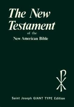 Paperback New Testament of New American Bible/Giant Type/312-04/Page Edging Blue Book