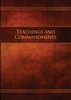 Paperback Teachings and Commandments, Book 1 - Teachings and Commandments: Restoration Edition Paperback, A4 (8.3 x 11.7 in) Large Print Book