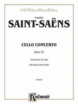 Paperback Cello Concerto, Op. 33 Book