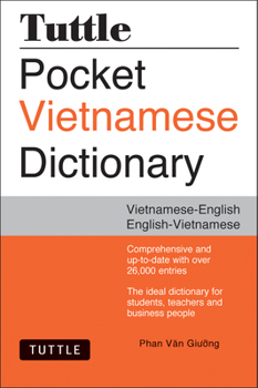 Paperback Tuttle Pocket Vietnamese Dictionary: Vietnamese-English English-Vietnamese Book