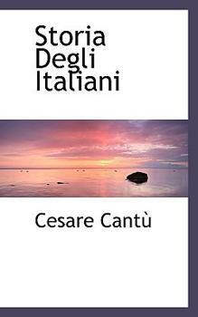Hardcover Storia Degli Italiani Book