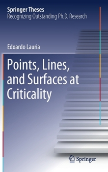 Hardcover Points, Lines, and Surfaces at Criticality Book