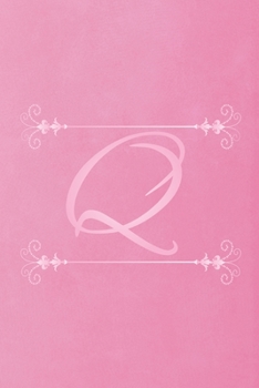 Paperback Q: Initial Monogram Letter Q College Ruled Notebook. Personalized Medium Lined Journal & Diary for Writing & Note Taking Book