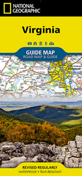 Virginia (National Geographic Guide Map)