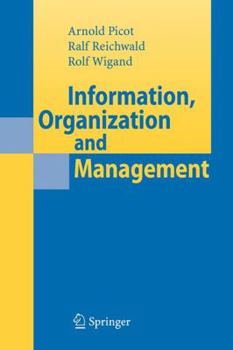 Paperback Information, Organization and Management Book