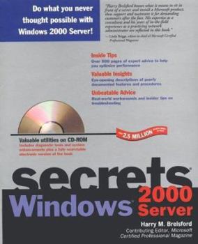 Paperback Windows 2000 Server Secrets [With CDROM] Book