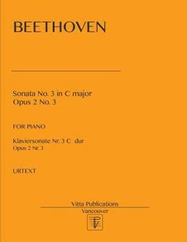 Paperback Sonata No. 3 in C major: op.2 no. 3. Urtext with Fingering Book