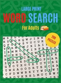 Word Search For Adults: 200 Puzzle Brain Games, Word Search for Adults and Seniors with Big Challenging, Puzzles for Relaxing and Fun, Challenging Large Print