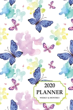 2020 Planner Weekly And Monthly: 2020 Planner Butterfly Design