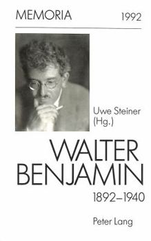 Paperback Walter Benjamin 1892-1940-: Zum 100. Geburtstag. [German] Book
