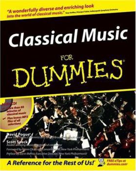 Paperback Classical Music for Dummies Book