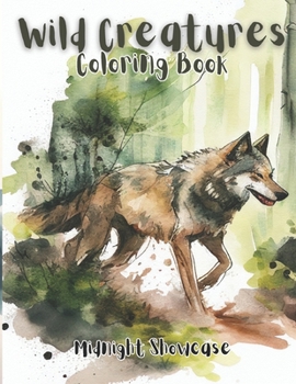Paperback Wild Creatures Coloring Book