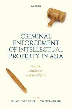 Hardcover Criminal Intellectual Property Enforcement in Asia: Sources, Significance, and Side-Effects Book