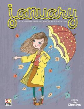 Paperback January 50 Coloring Pages For Adults Relaxation Book