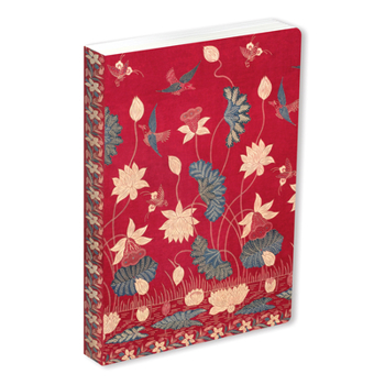 Paperback Journal Sarong Buketan with Lotuses, Lined Paperback: Blank Lined 144 Page A5 Notebook Book