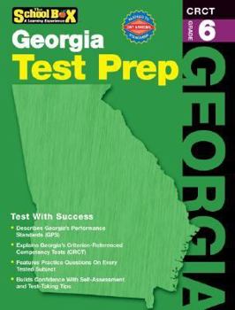 Paperback Georgia Test Prep (CRCT Grade 6) Book