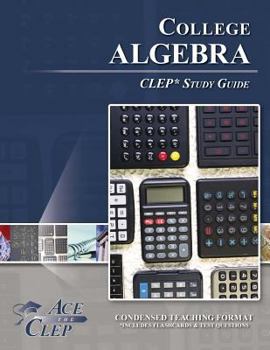 Paperback CLEP College Algebra Test Study Guide Book