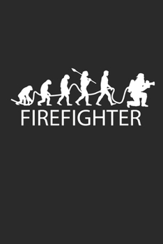 Paperback Firefighter: Notizbuch Firefighter Notebook Feuerwehr Planer Journal liniert Book