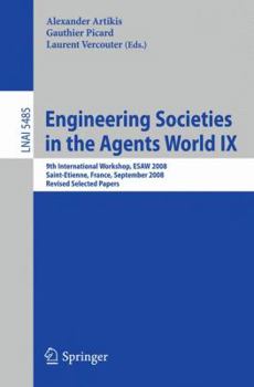 Paperback Engineering Societies in the Agents World IX Book
