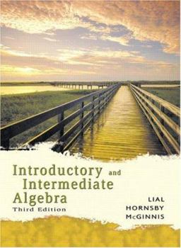Paperback Introductory and Intermediate Algebra Book