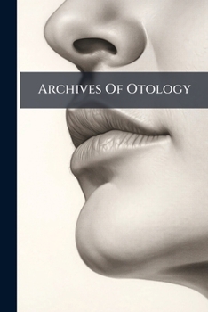 Paperback Archives Of Otology Book